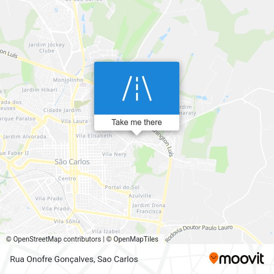 Rua Onofre Gonçalves map