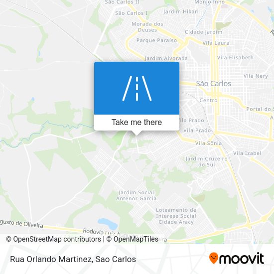 Rua Orlando Martinez map