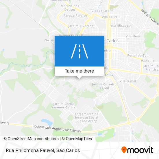 Rua Philomena Fauvel map