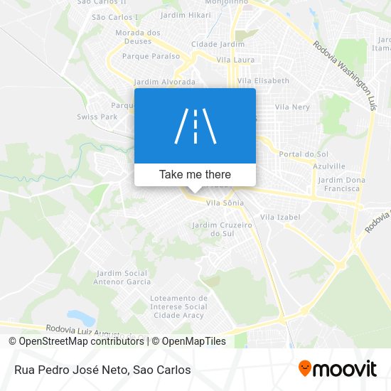 Rua Pedro José Neto map