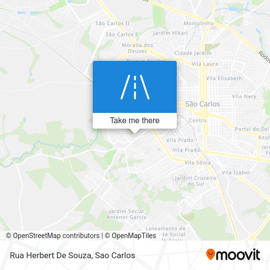Rua Herbert De Souza map