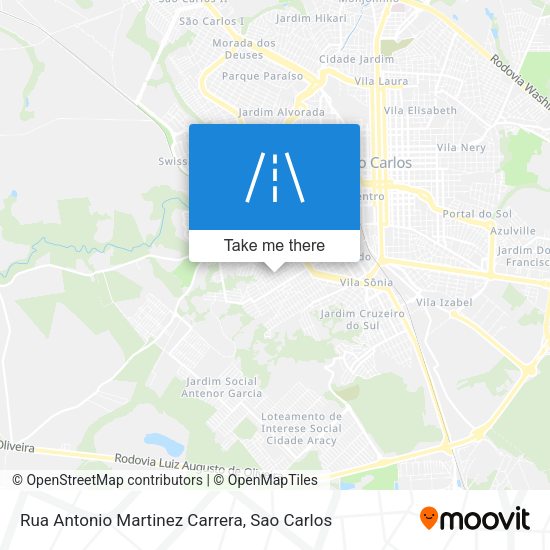Rua Antonio Martinez Carrera map