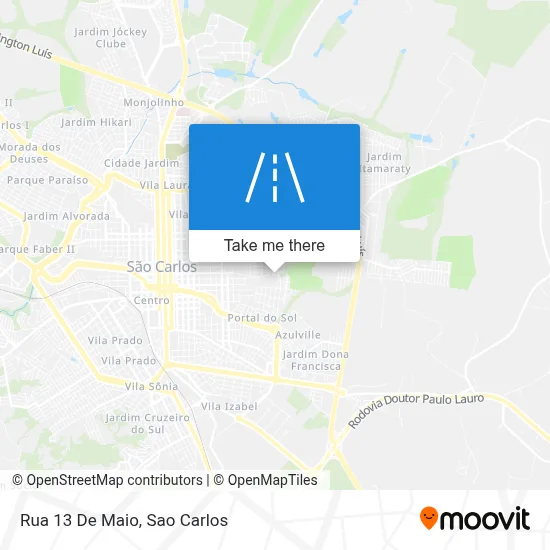 Rua 13 De Maio map