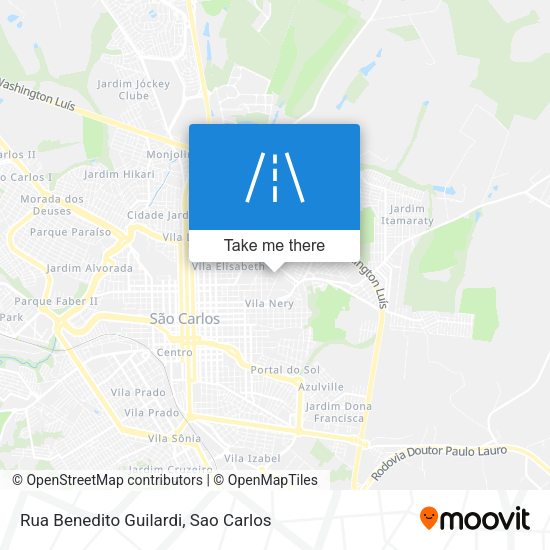 Rua Benedito Guilardi map