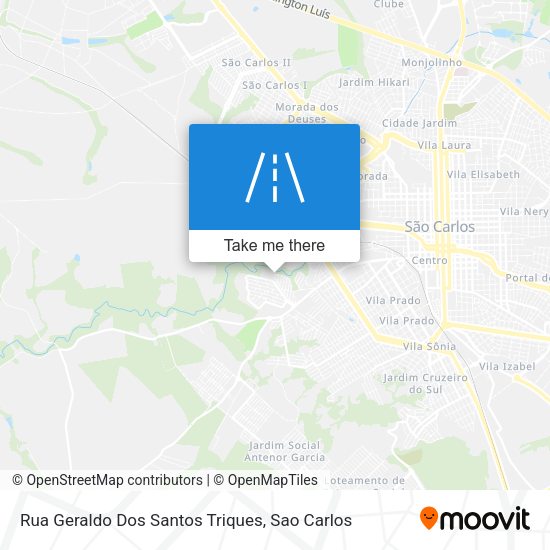 Rua Geraldo Dos Santos Triques map