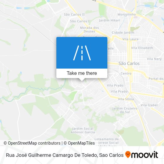 Rua José Guilherme Camargo De Toledo map