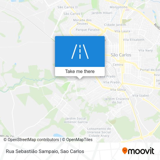 Rua Sebastião Sampaio map