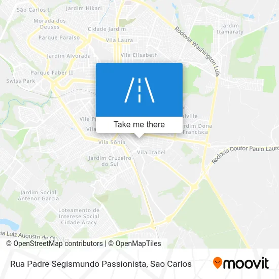 Rua Padre Segismundo Passionista map