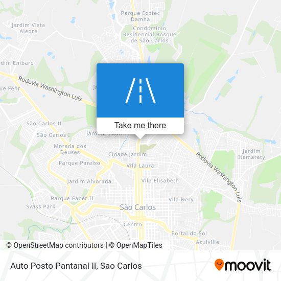 Auto Posto Pantanal II map