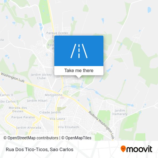 Rua Dos Tico-Ticos map