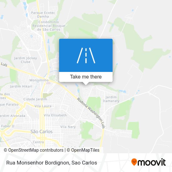 Rua Monsenhor Bordignon map