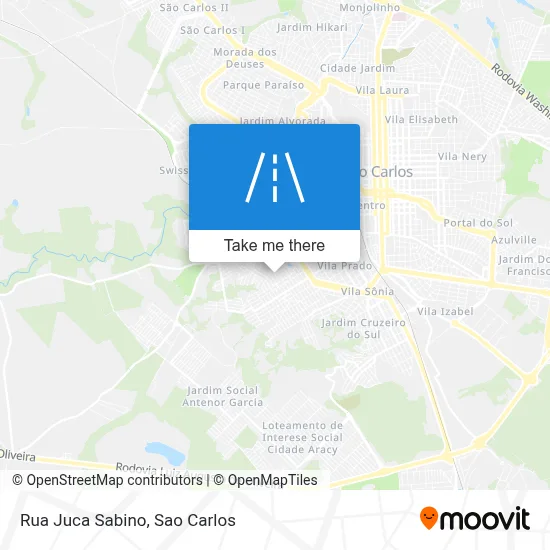 Rua Juca Sabino map