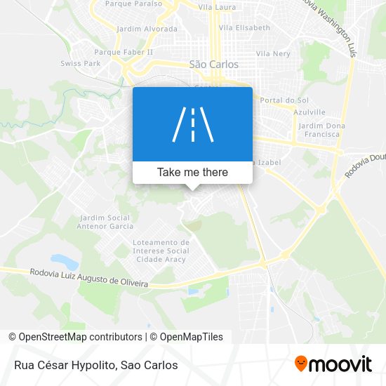Rua César Hypolito map