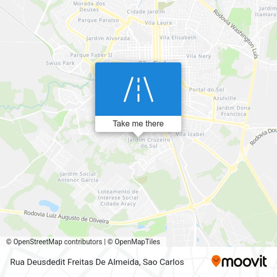 Rua Deusdedit Freitas De Almeida map