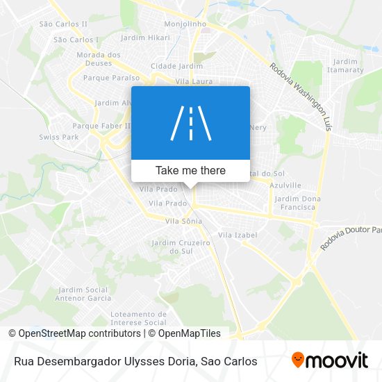 Rua Desembargador Ulysses Doria map
