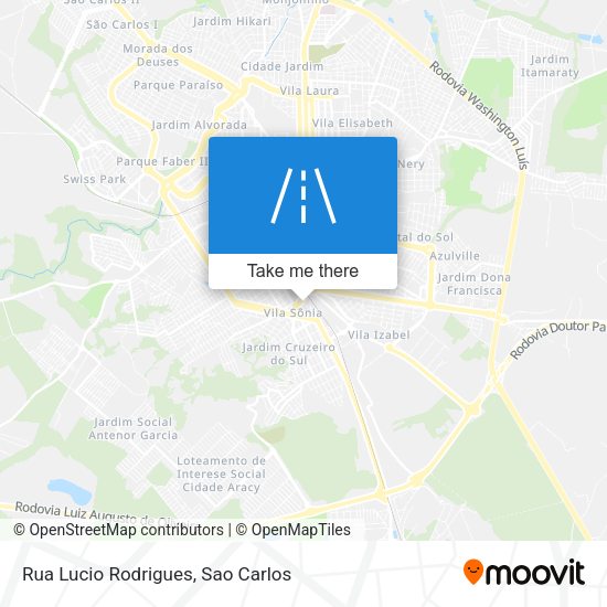 Rua Lucio Rodrigues map
