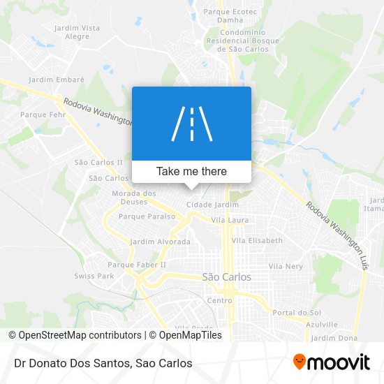 Dr Donato Dos Santos map