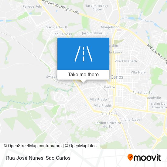 Rua José Nunes map