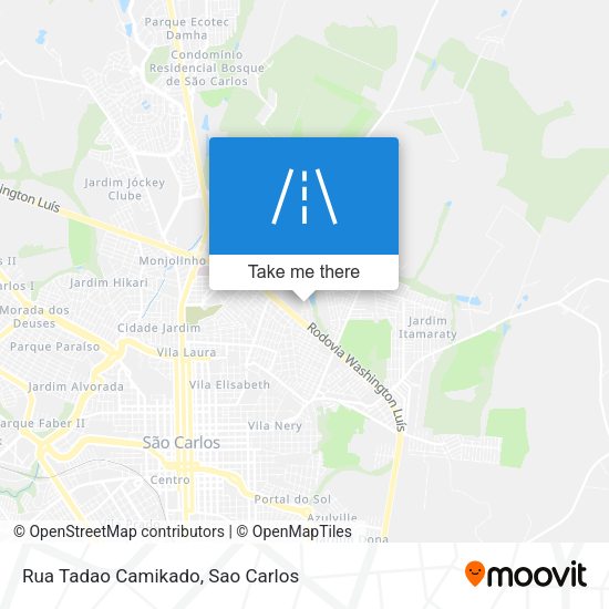 Rua Tadao Camikado map