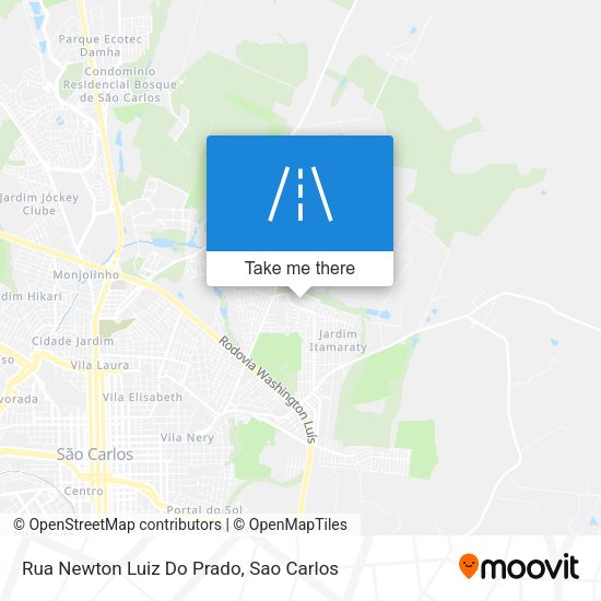 Rua Newton Luiz Do Prado map