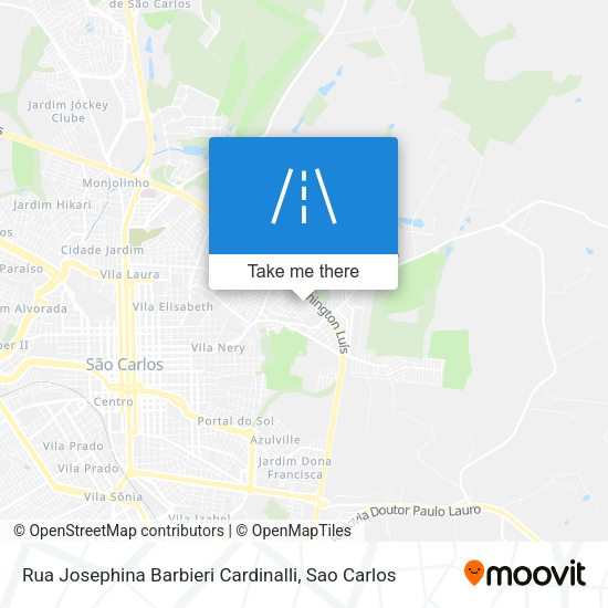 Rua Josephina Barbieri Cardinalli map