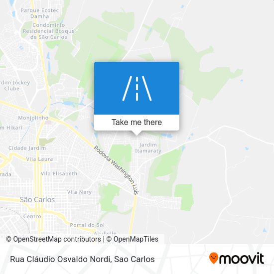 Rua Cláudio Osvaldo Nordi map