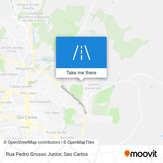 Rua Pedro Grosso Junior map