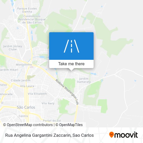 Rua Angelina Gargantini Zaccarin map