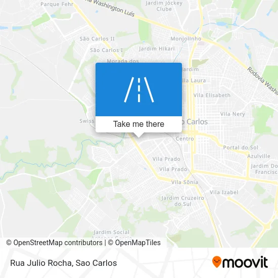 Rua Julio Rocha map