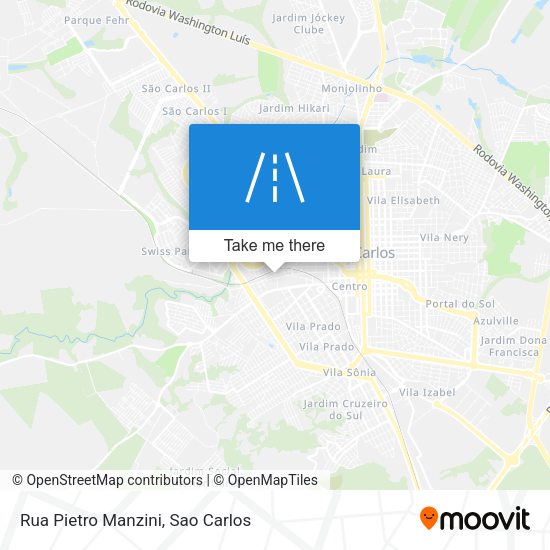 Rua Pietro Manzini map