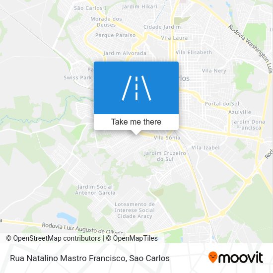 Rua Natalino Mastro Francisco map