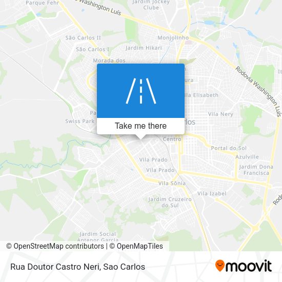 Rua Doutor Castro Neri map