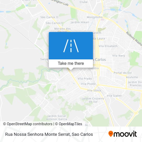 Rua Nossa Senhora Monte Serrat map