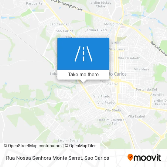 Rua Nossa Senhora Monte Serrat map