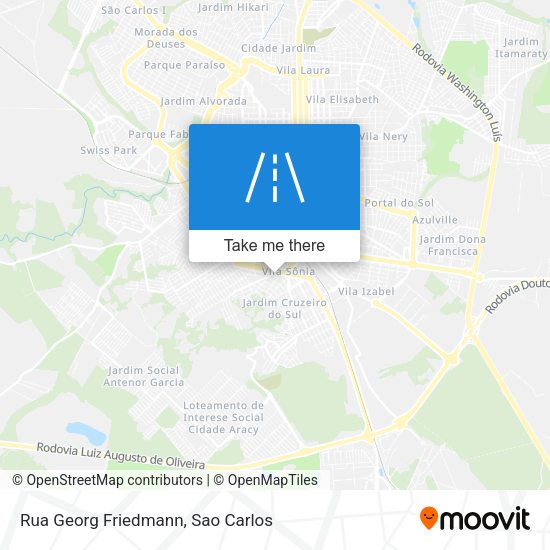 Rua Georg Friedmann map
