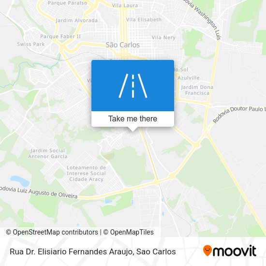 Rua Dr. Elisiario Fernandes Araujo map