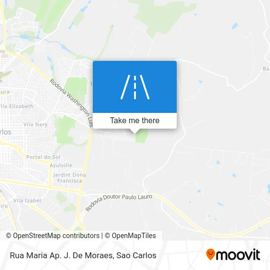 Rua Maria Ap. J. De Moraes map