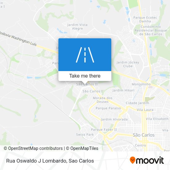 Rua Oswaldo J Lombardo map