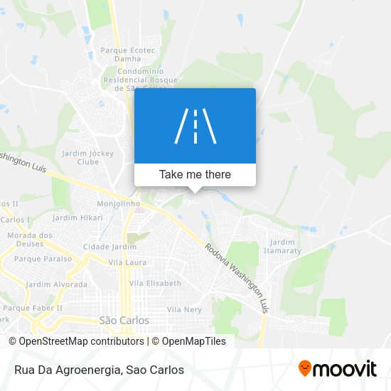 Rua Da Agroenergia map