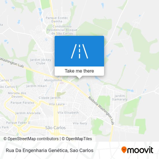 Rua Da Engenharia Genética map