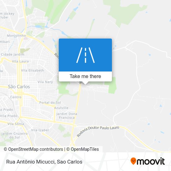 Rua Antônio Micucci map
