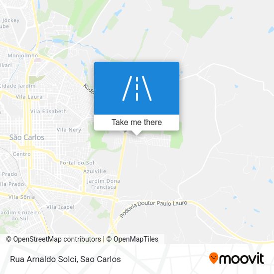 Rua Arnaldo Solci map