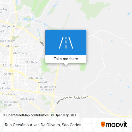 Rua Gervásio Alves De Oliveira map