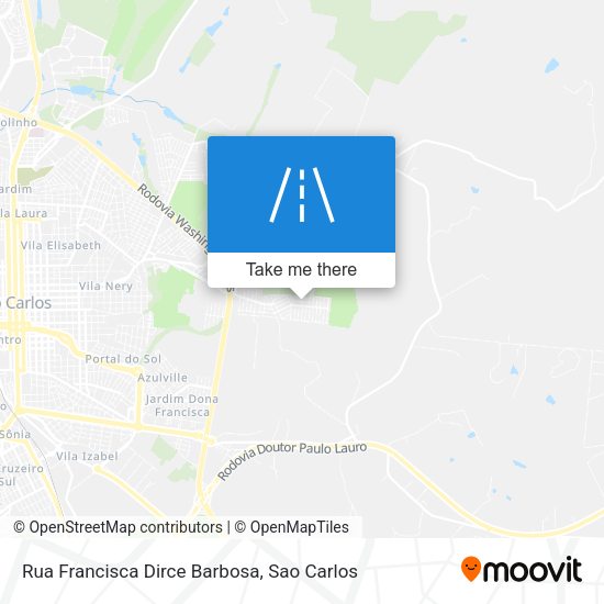 Rua Francisca Dirce Barbosa map