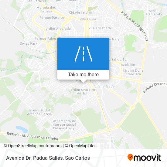 Avenida Dr. Padua Salles map