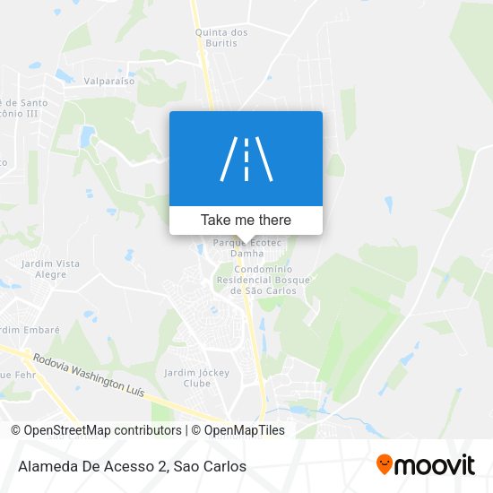 Alameda De Acesso 2 map