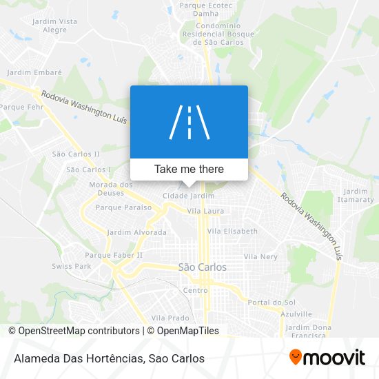 Alameda Das Hortências map