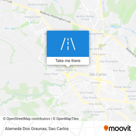 Alameda Dos Graunas map