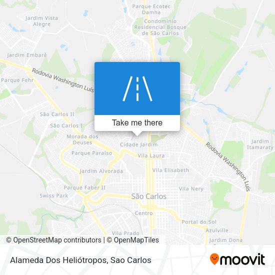 Alameda Dos Heliótropos map