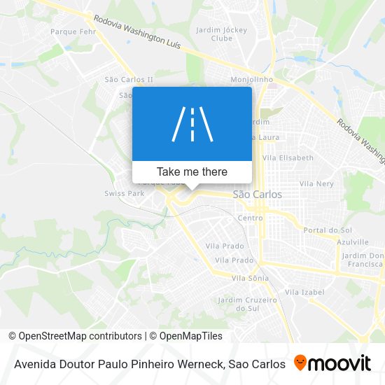 Avenida Doutor Paulo Pinheiro Werneck map